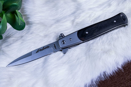 STILETTO - BLACK/SILVER