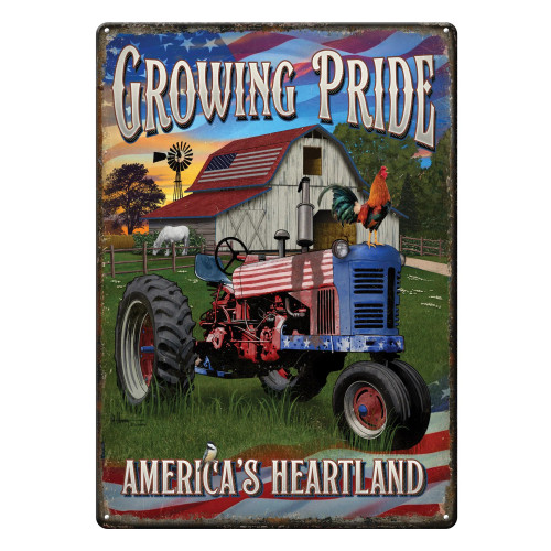Tin Sign 12in x 17in - Growing Pride..