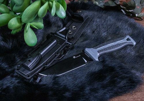 HX Outdoors Hound- Fixed Blade ( Grey )