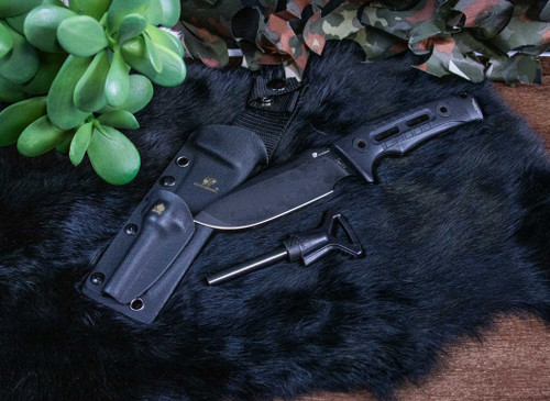 HX Outdoors Rock X- Fixed Blade ( Black )