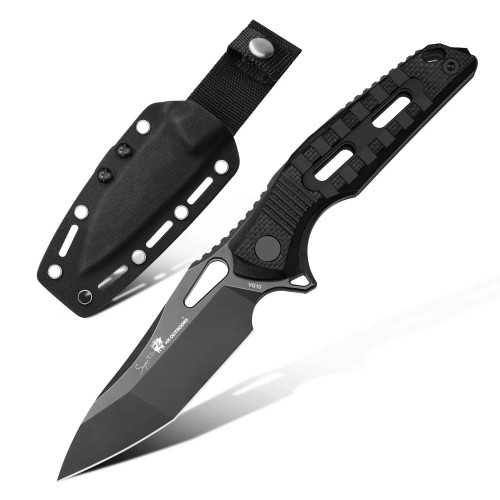 HX Outdoors Rock Basalt- Fixed Blade ( Black )