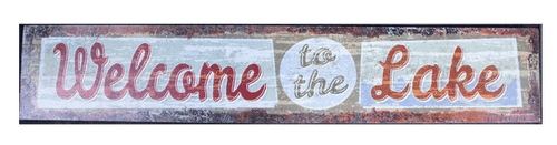 Welcome to the Lake Sign