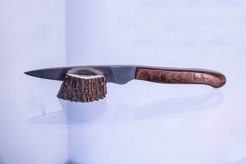 Paring Knife with Antler Stand