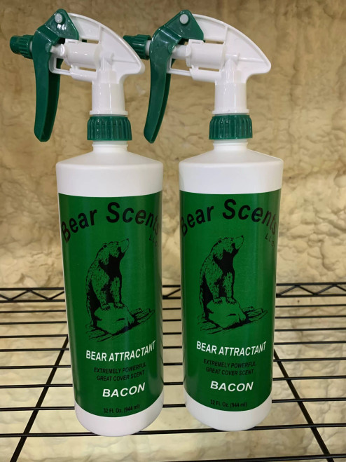 Bear Spray Bottle Attactant Bacon 32 oz