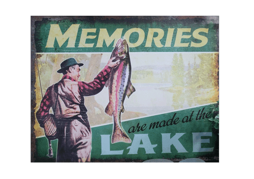 Memories Are Made at the Lake- sign