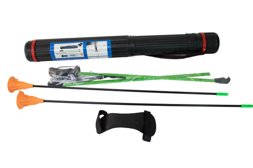 Youth Archery Starter Kit – Bow Set with Arrows, Quiver, Arm Guard & Finger Tab