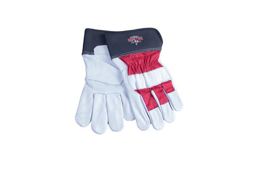 Lined Gloves - Red/White w/ black cuff - LG