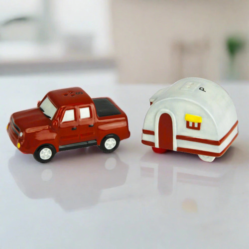 Truck And Camper Salt & Pepper