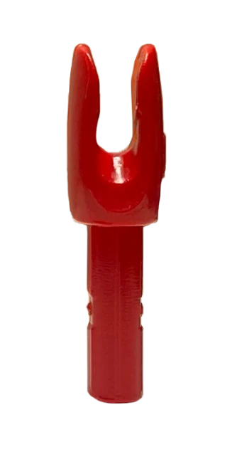 Satin Orange Aluminum V-Nock - 12 Pack- Discontinued