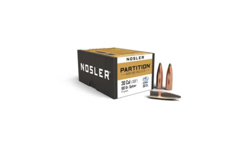 30 Cal 180gr Sp Partition (50 ct.)