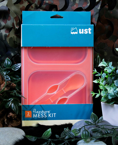 FlexWare Mess Kit, Orange.