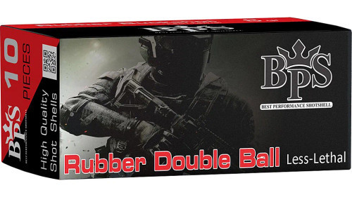 12 CAL RUBBER DOUBLE BALL - 3"
