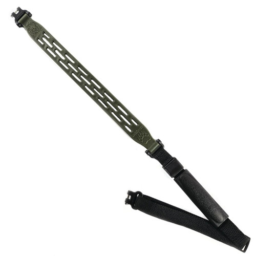 Kodiak-Air Rifle Sling Narrow, ADJ Grip, QD Swivels - O/D Green