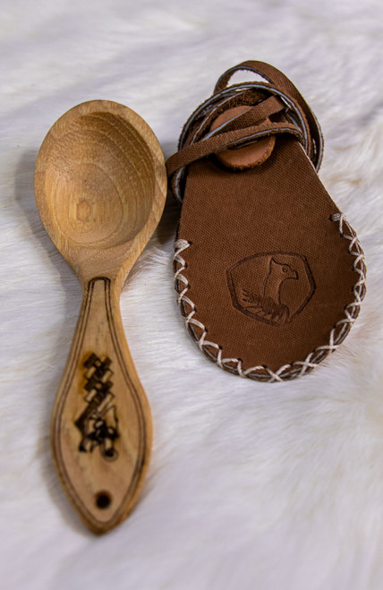 NORSE DRAGON CARVED SPOON