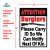 Attention Burglers Tin Sign