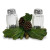 PINECONE GLASS SALT AND PEPPER