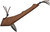 16" DAMASCUS SPEAR POINT WAR CLUB W/SHEATH