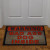 WARNING BAD ASS DOG DOOR MAT.