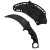 MIDNIGHT -9"- BLK OXIDE KARAMBIT - FRN SH- HOT