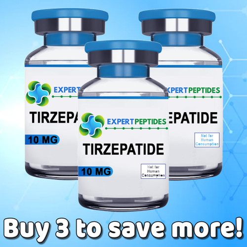 Tirzepatide 10mg vials
3 Pack Discount Research Peptides
*Need mixing - add BAC water to your cart.