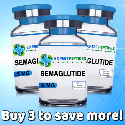 Semaglutide 5mg 3 pack of research peptides,  We have Tirzepatide, too!