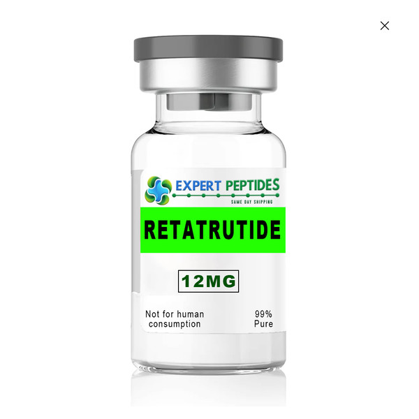 Retatrutide 12mg vial research peptide - buy online for same day shipping from the USA