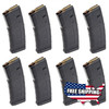 8 Pack of MAGPUL GEN M2 MOE Black PMAGS 30 Round .223 / 5.56 AR-15 Magazines