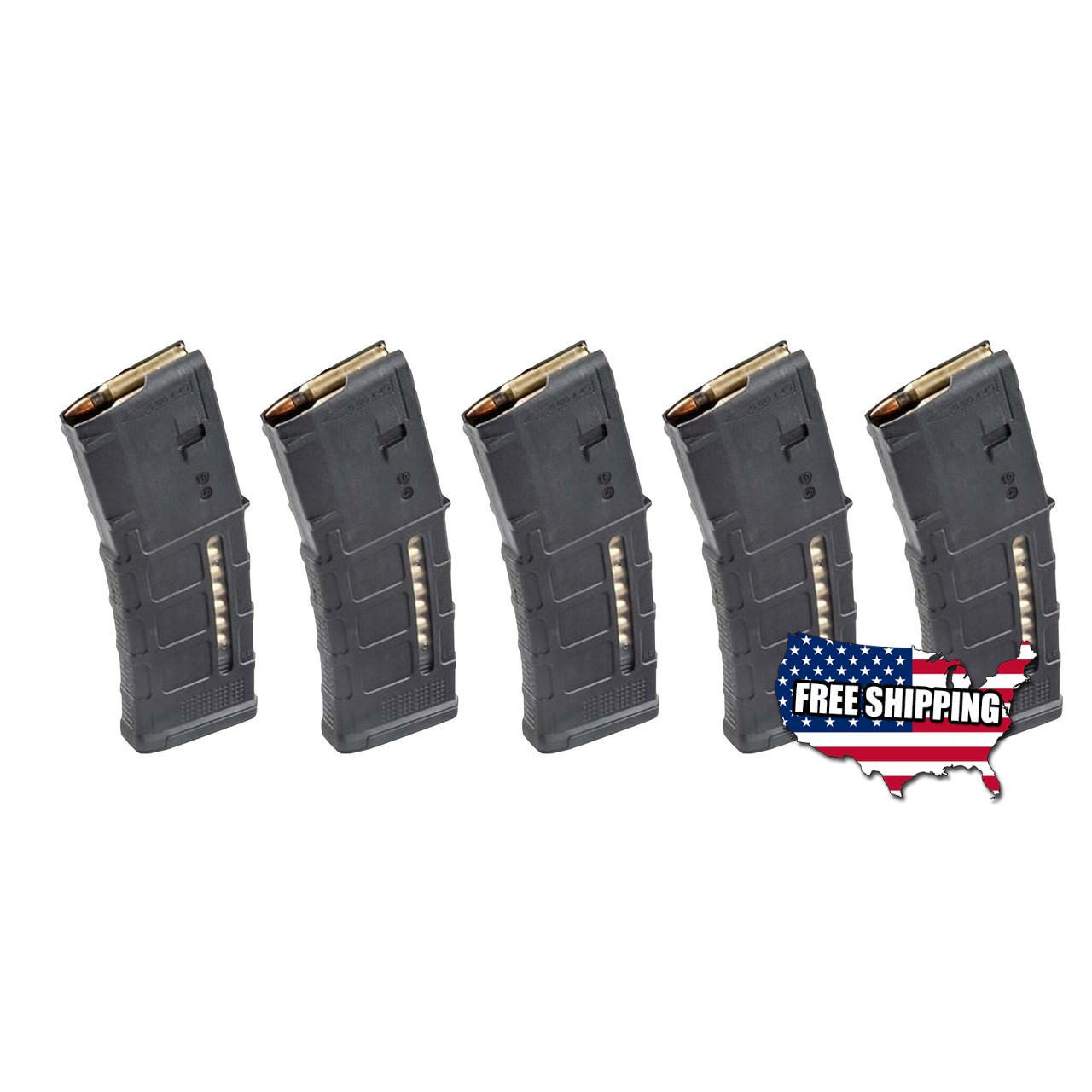 売り直営 βproject pmag 5pcs BK - ミリタリー