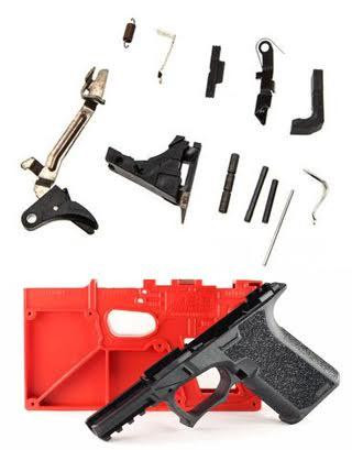 Package Deal Polymer80 Pf940c Textured Lone Wolf Compact Lower Kit