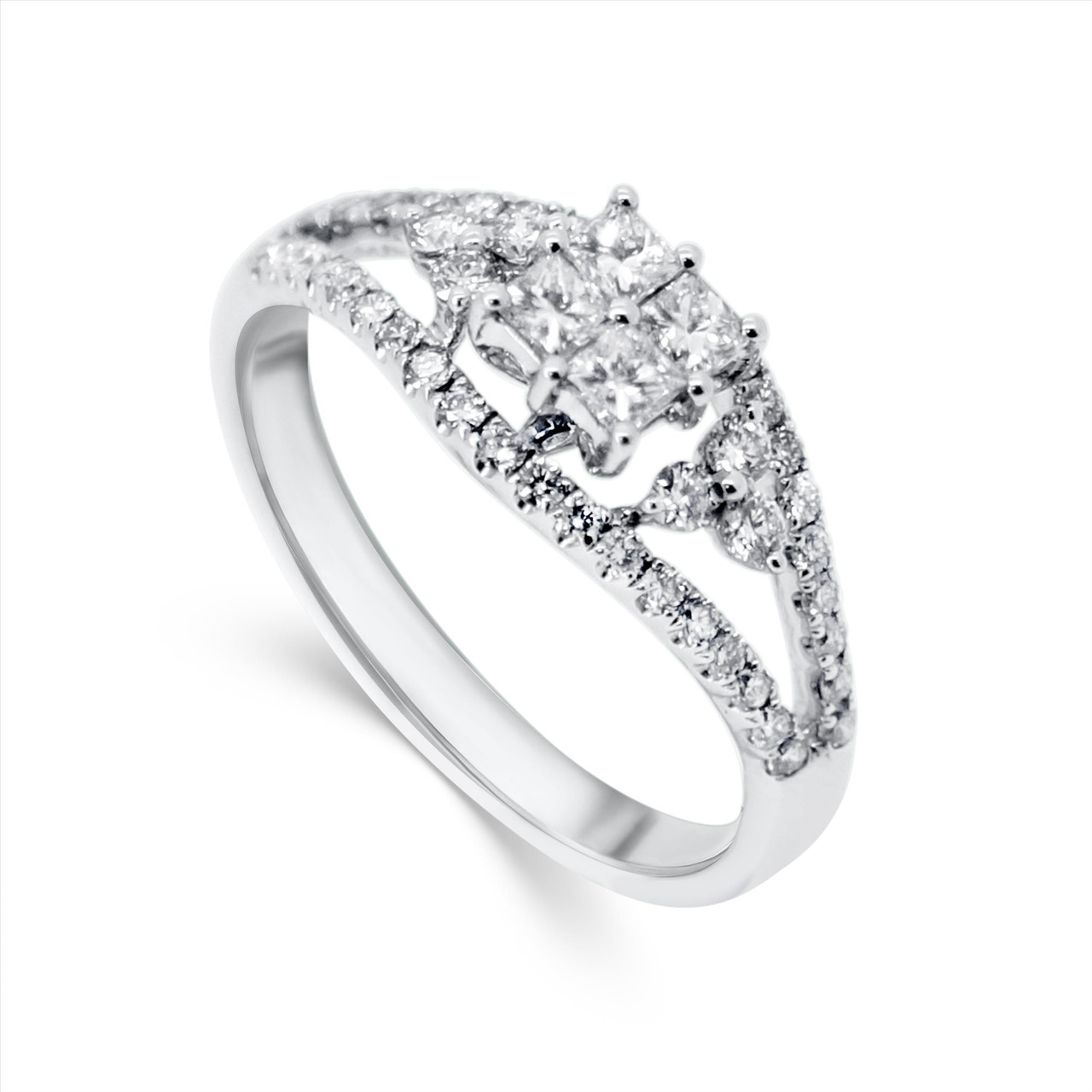 Round Brilliant Diamond 4 Stone Claw Set Ring | Lanes Jewellery & Prestige  Watches In Holt, Norfolk