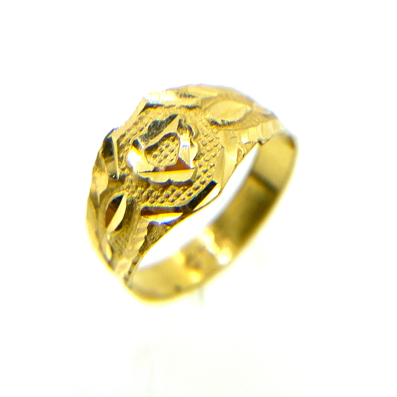 10K Engraveable Monogram Child's Kid's Baby Children's Newborn Yellow Gold  Ring, Size 2.25 | Property Room