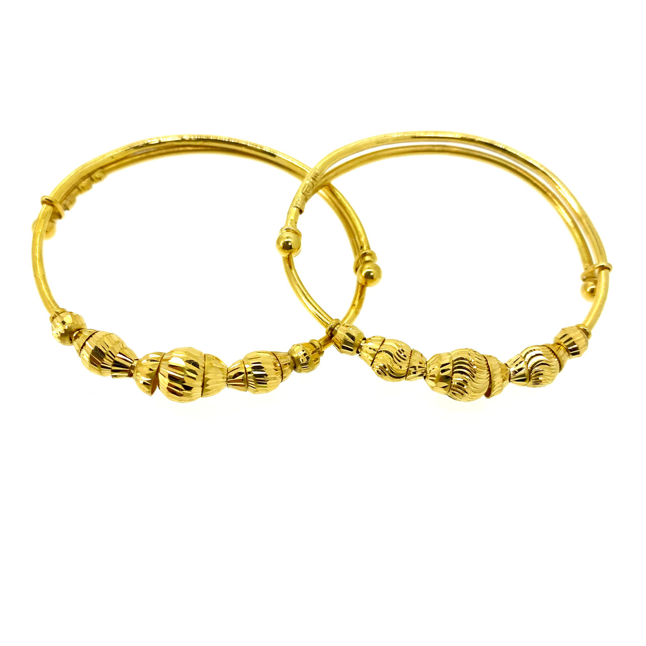 Sree Kumaran | 22K Gold Elephant Casting Baby Bracelet