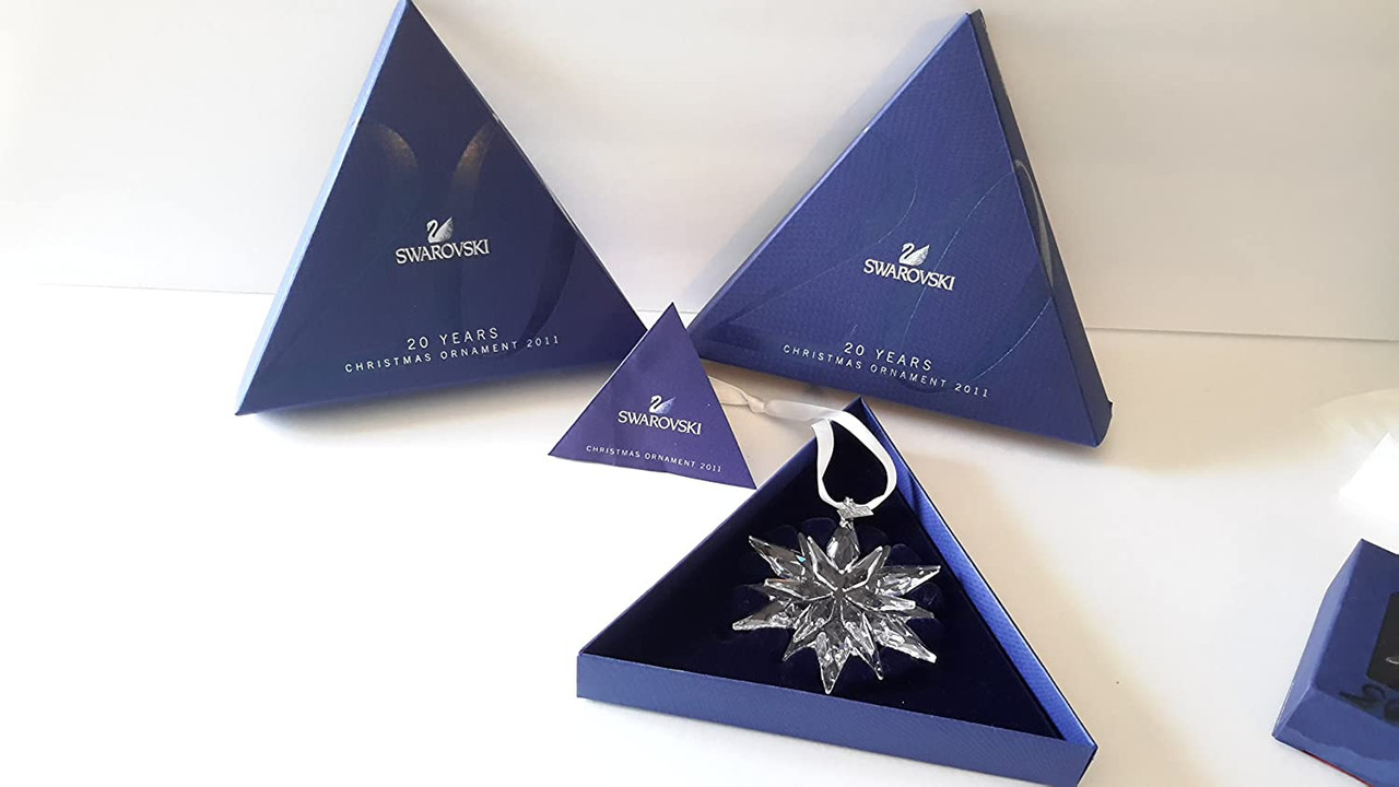 ラッピング・包装 SWAROVSKI CHRISTMAS ORNAMENT 2011 SWAROVSKI 20 YEARS CHRISTMAS ORNAMENT 2011