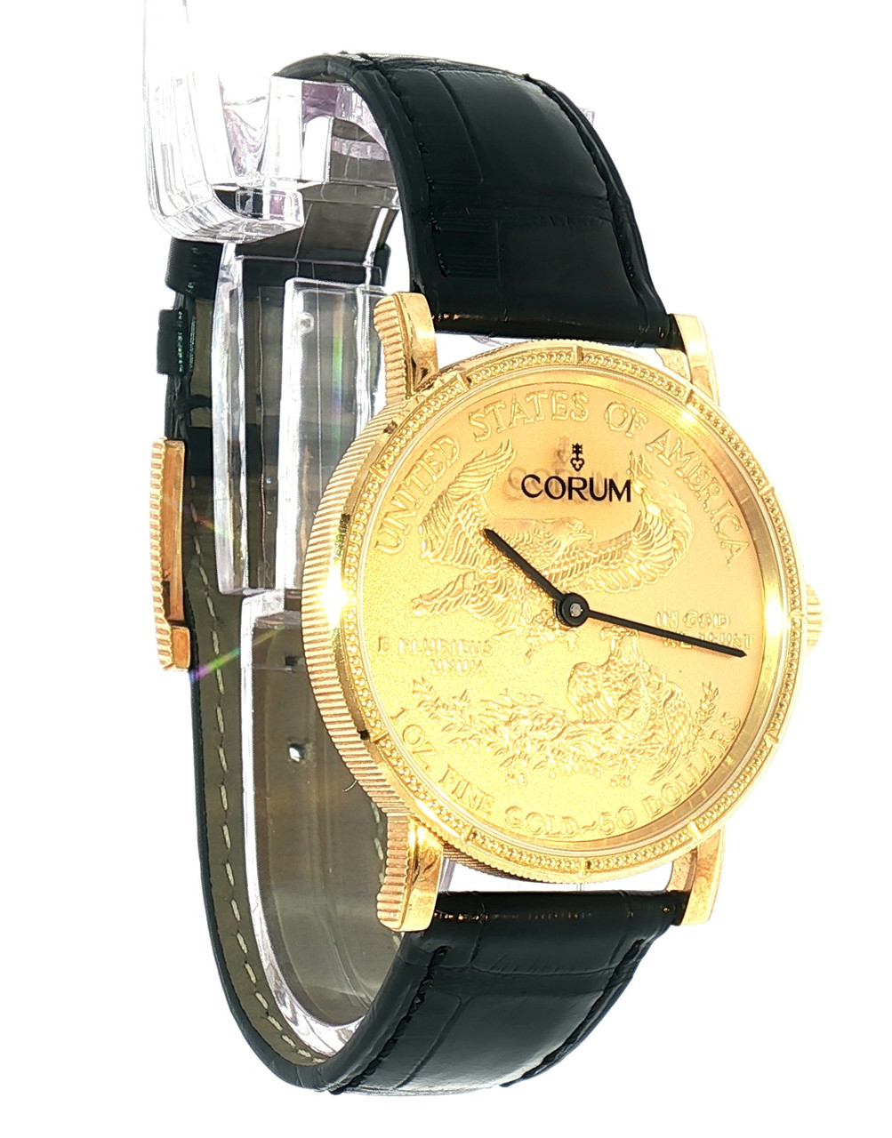 Corum Coin Watch 18k Gold 50th Anniversary — Pre-Owned | Karat22