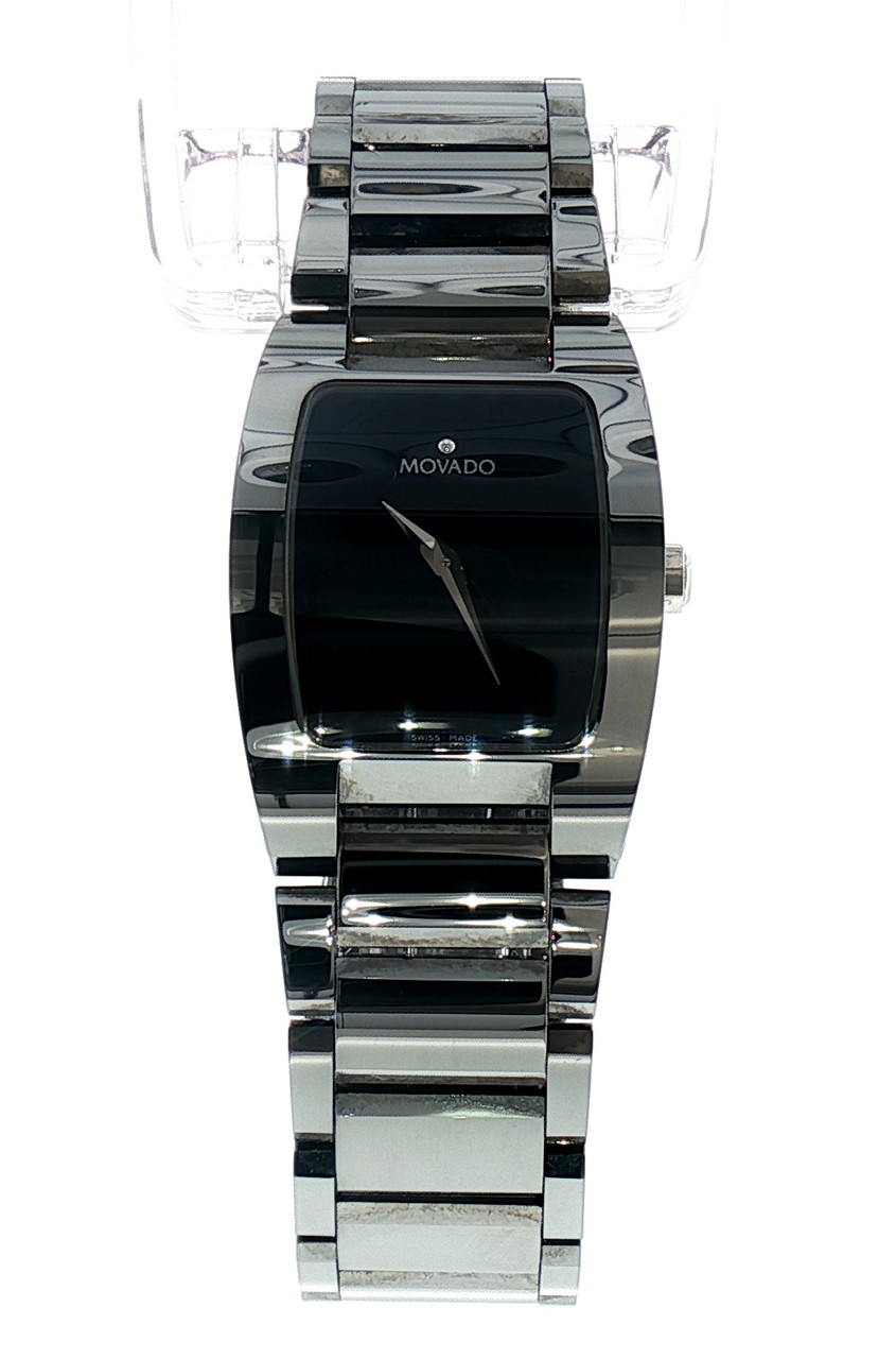 Movado Fiero Ladies Watch 0605622 | Black Dial Swiss Luxury