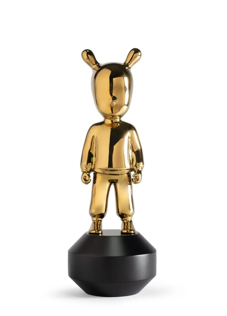 LLADRÓ ゴールドフィギュア The Golden Guest Figurine. Small Model.