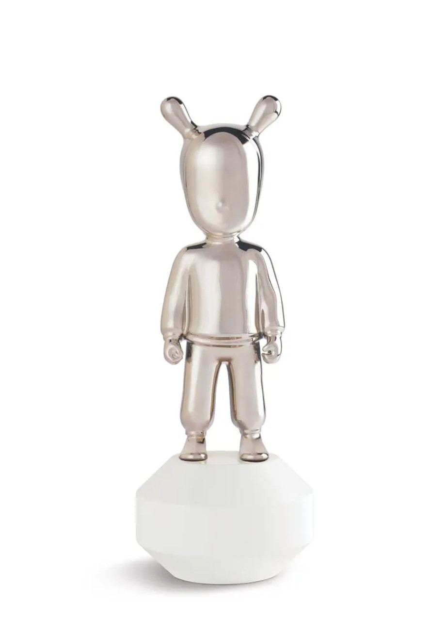 The White Guest 小 LLADRO リヤドロ　シルバー The White Guest Figurine, Small Model – AnnSandra