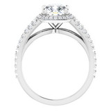 HALO-STYLE ENGAGEMENT RING 