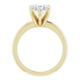 PEAR SOLITAIRE ENGAGEMENT RING - YELLOW GOLD