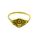 INFANT BABY GIRL RING WITH FILIGREE WORK - 22K YELLOW GOLD-1707857748