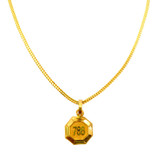 786 LUCKY NUMBER BABY PENDANT - 22K YELLOW GOLD 