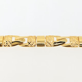 Designer Mens Bracelet- 22K Y.GOLD 