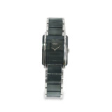 Rado Integral R20613152 Black Dial Rectangle Ceramic Ladies Watch