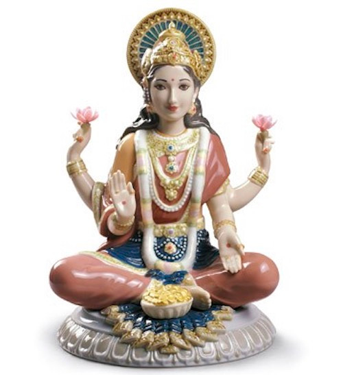 Lladro - Goddess Sri Lakshmi 