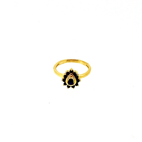 SAPPHIRE STONE RING - 22K YELLOW GOLD-1707884640