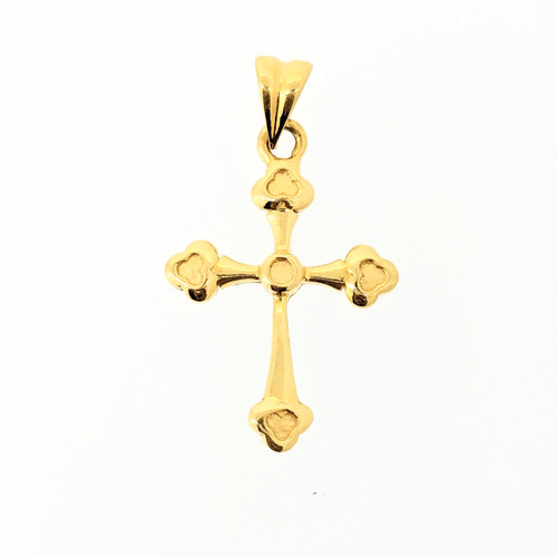 CROSS PENDANT - 22K Y.GOLD-1707896338