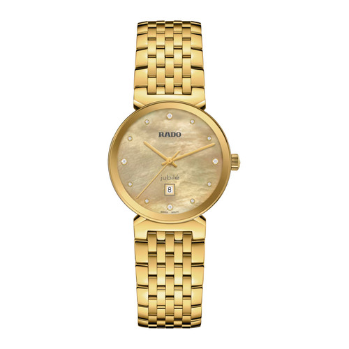 Rado Florence Diamonds 30mm stainless steel mother of pearl diamond dial ladies luxury watch