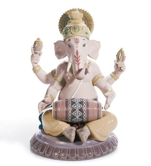 Lladro - MRIDANGAM GANESHA