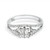 Four Stone Fancy Diamond Ring - 18kt White Gold