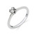 Single Stone Classic Diamond Ring - 18kt White Gold